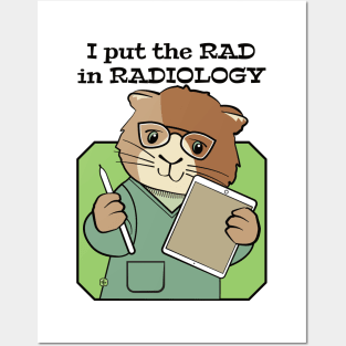 Rad Radiologist Guinea Pig Posters and Art